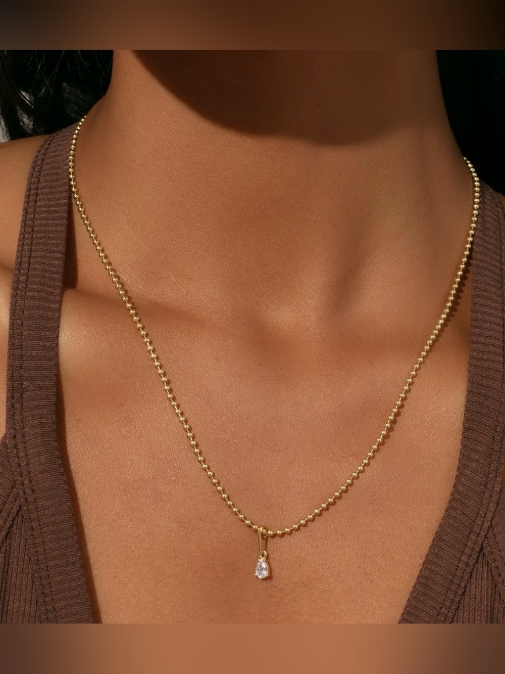 NEW Uncommon James Gold Wishful Pendant Necklace